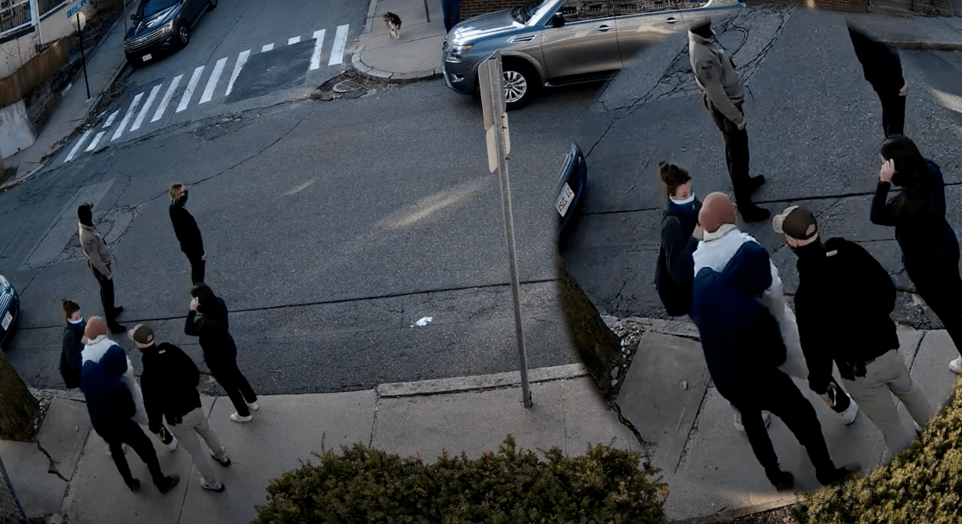 Surveillance footage of Rumeysa Ozturk's arrest