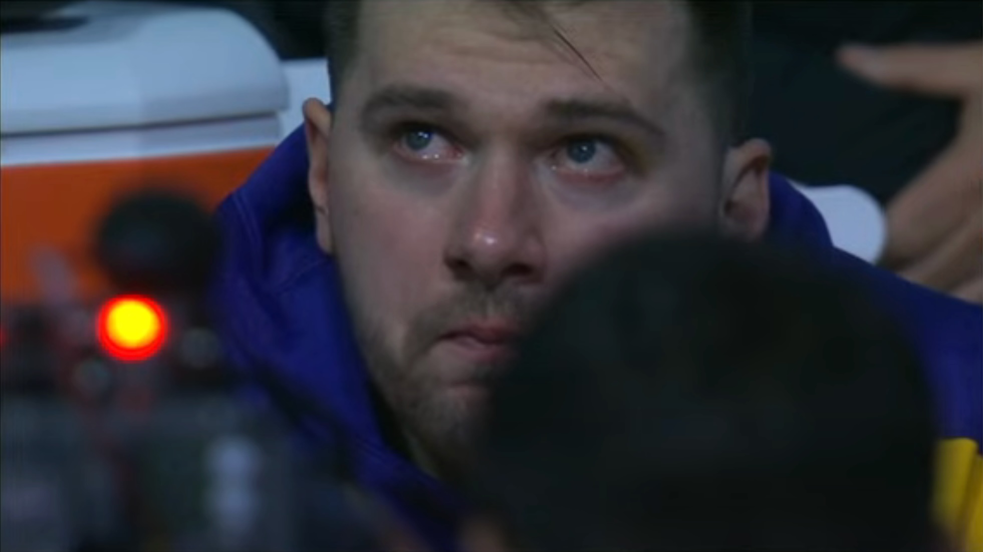 Luka crying